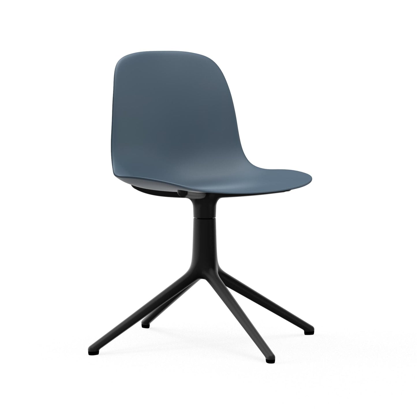 Form Chair Swivel 4L Black Alu