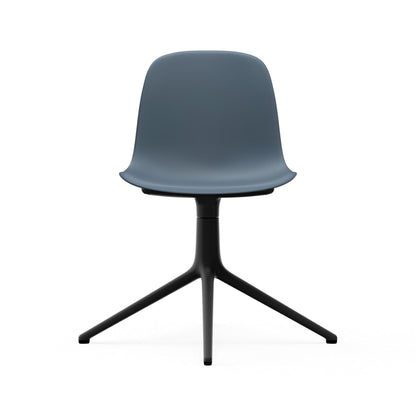 Form Chair Swivel 4L Black Alu