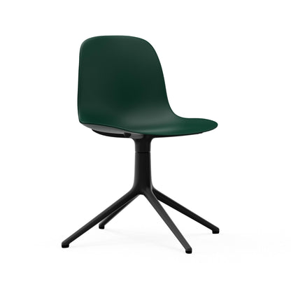 Form Chair Swivel 4L Black Alu