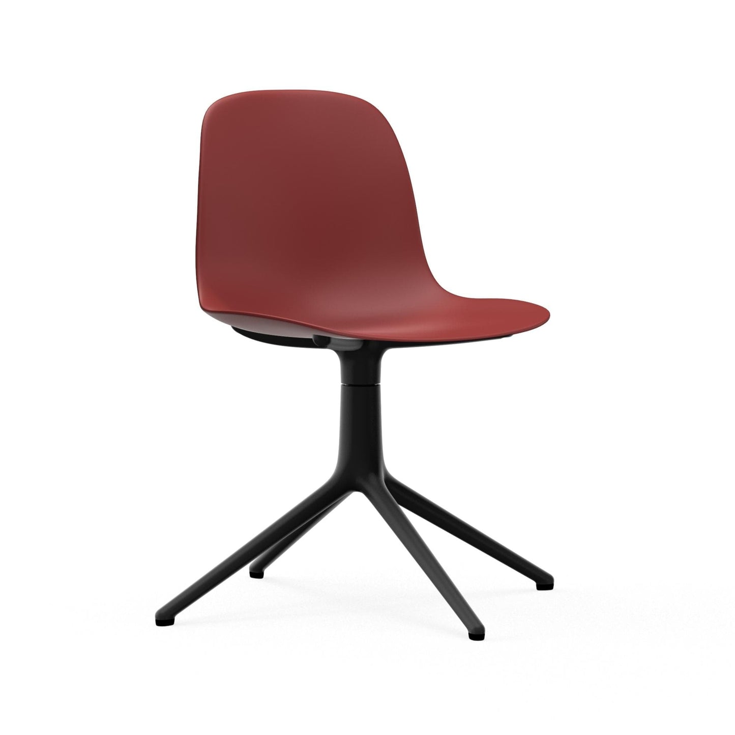 Form Chair Swivel 4L Black Alu
