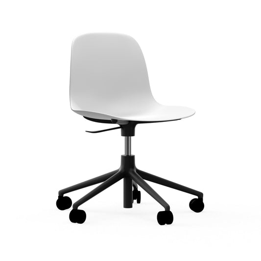 Form Chair Swivel 5W Gaslift Black Alu