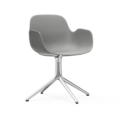 Form Armchair Swivel 4L Alu