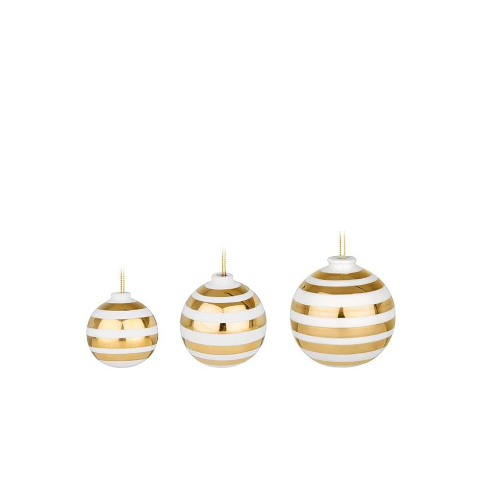 Omaggio Christmas Baubles 3 pcs.