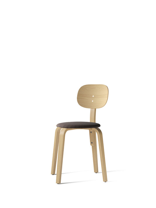 Afteroom, Plywood Chair, Dining Height, Upholstered Seat/Wooden Back