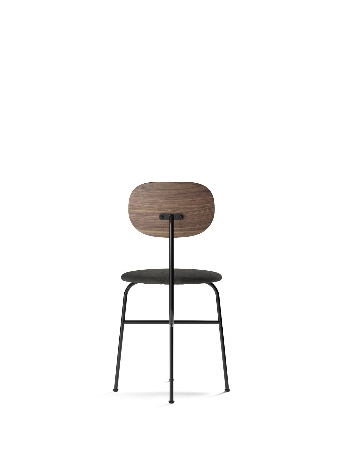 Afteroom Chair Plus, Dining Height, Black Steel Frame, Upholstered