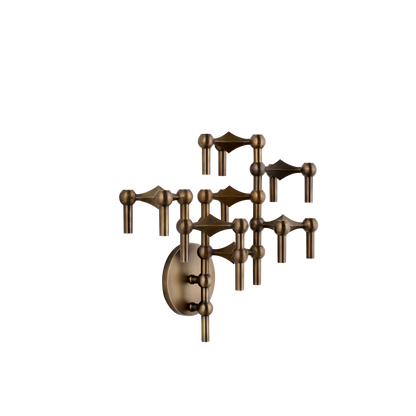 STOFF Nagel Wall Hanger, Bronzed brass