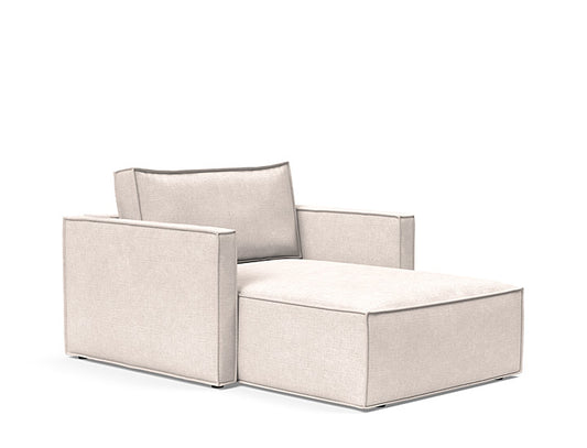 Newilla Lounger Chair, Slim Arm