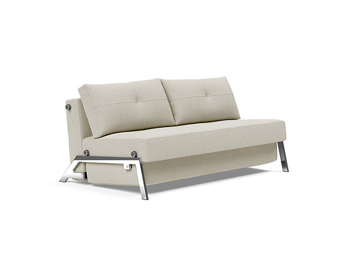 Cubed 02 Sofa, Chrome, Queen