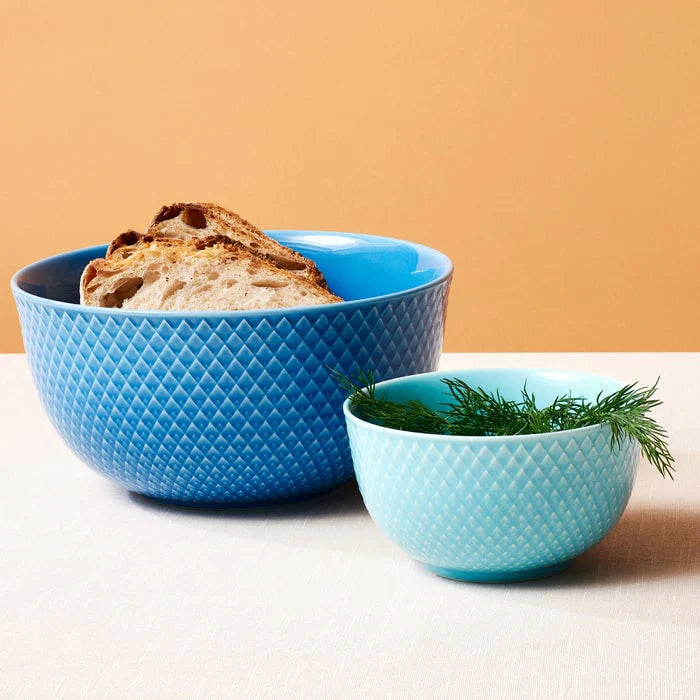 Lyngby Porcelæn Rhombe Color Serving Bowl