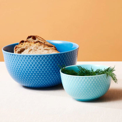 Lyngby Porcelæn Rhombe Color Serving Bowl