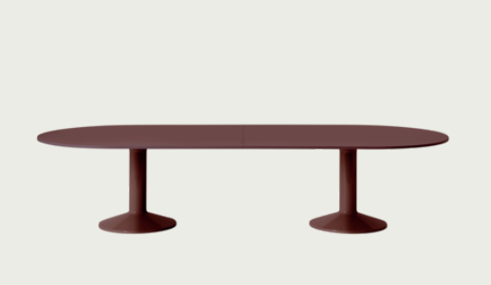 MIDST CONFERENCE TABLE / 330 X 140 CM / 130 X 55.1" - W. POWER CUT-OUT (2 X PANDORA POWER UNIT)