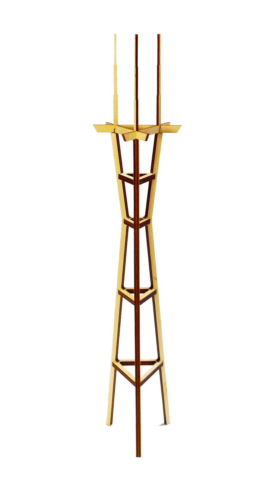 Sutro Tower Wood Model