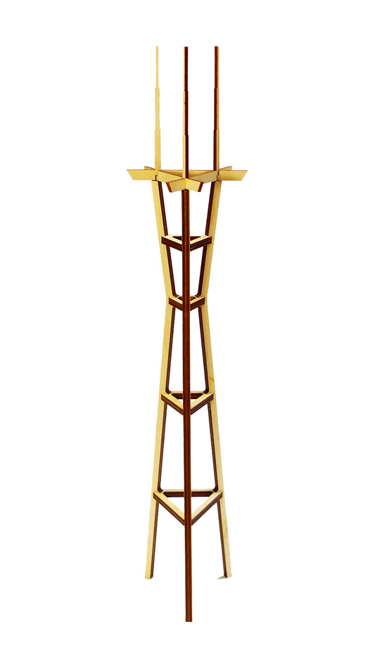 Sutro Tower Wood Model