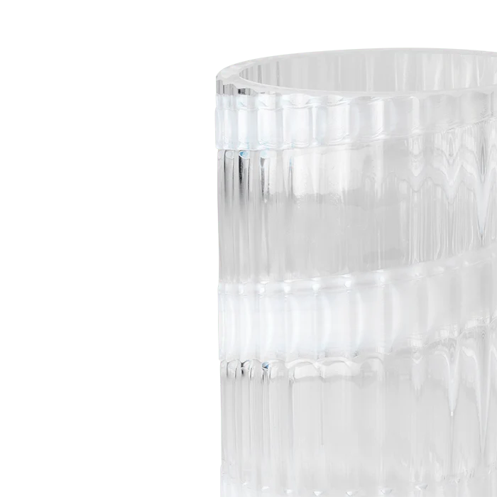 Porcelæn Lyngby Vase, Swirl White