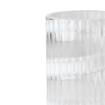 Porcelæn Lyngby Vase, Swirl White