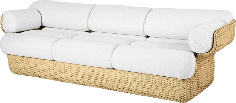 Basket Sofa - Fully Upholstered, 3-seater