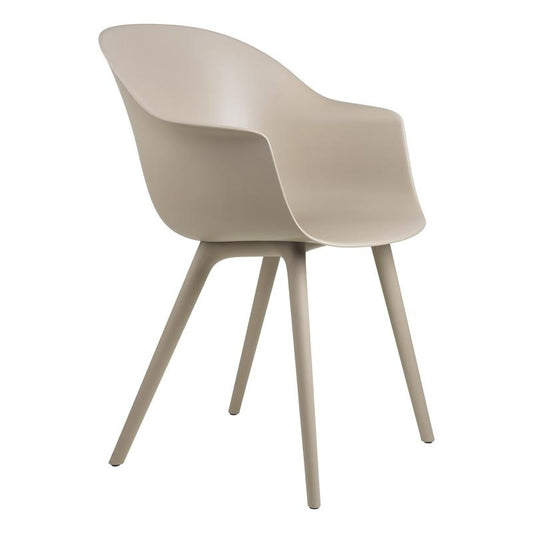 Bat Dining Chair - Un-Upholstered, Plastic base, Outdoor