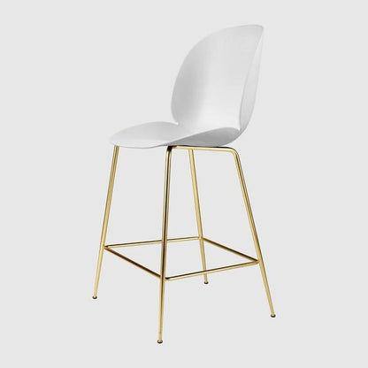 Beetle Counter Chair - Un-Upholstered, 65, Conic base, Antique Brass Base