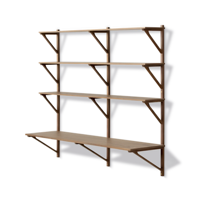 BM29 Shelf with Desk 2-Wide