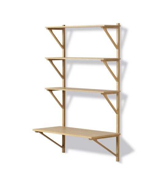 BM29 Shelf With Desk 1-Wide