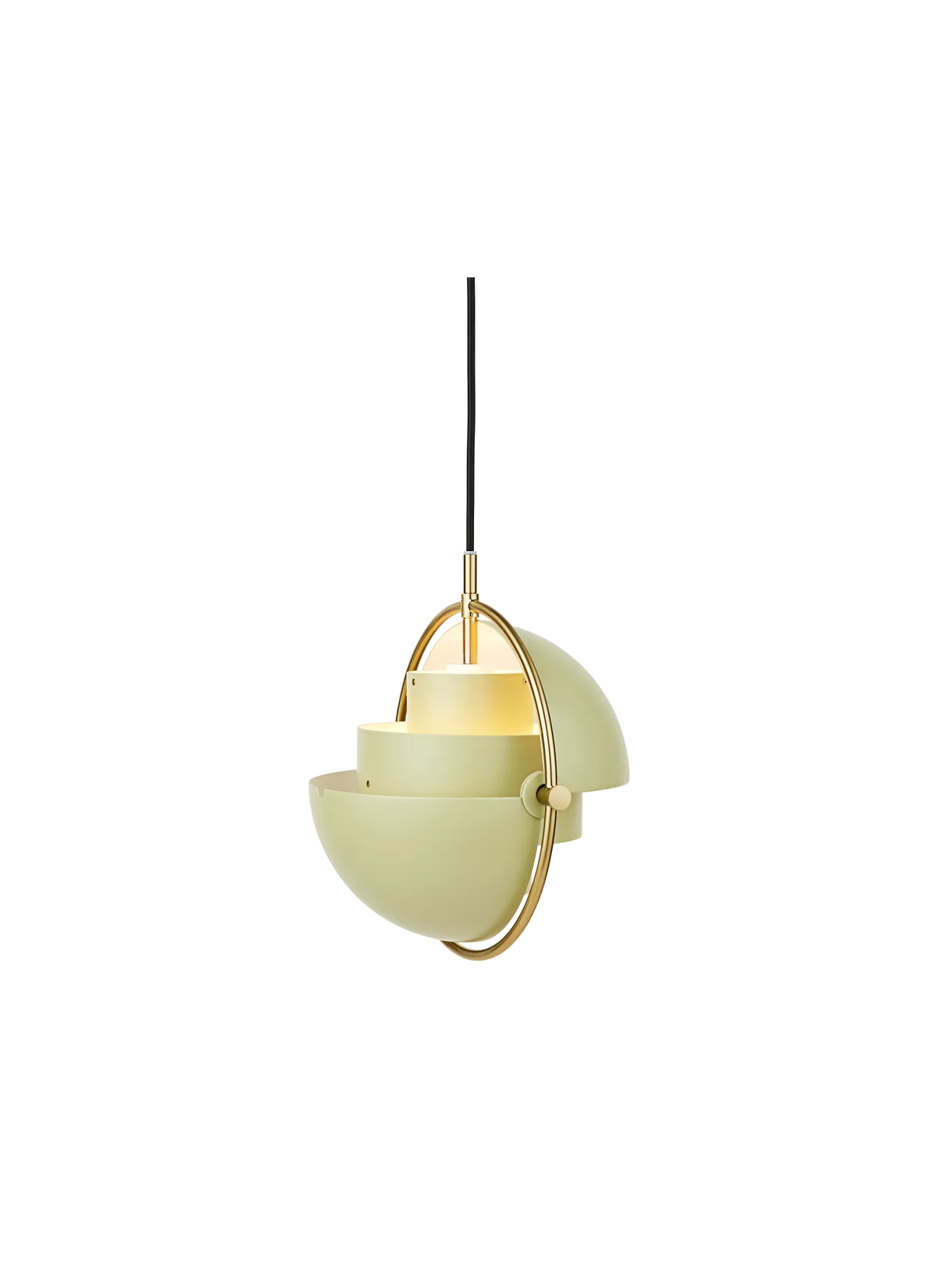 Multi-Lite Pendant Small, Brass base