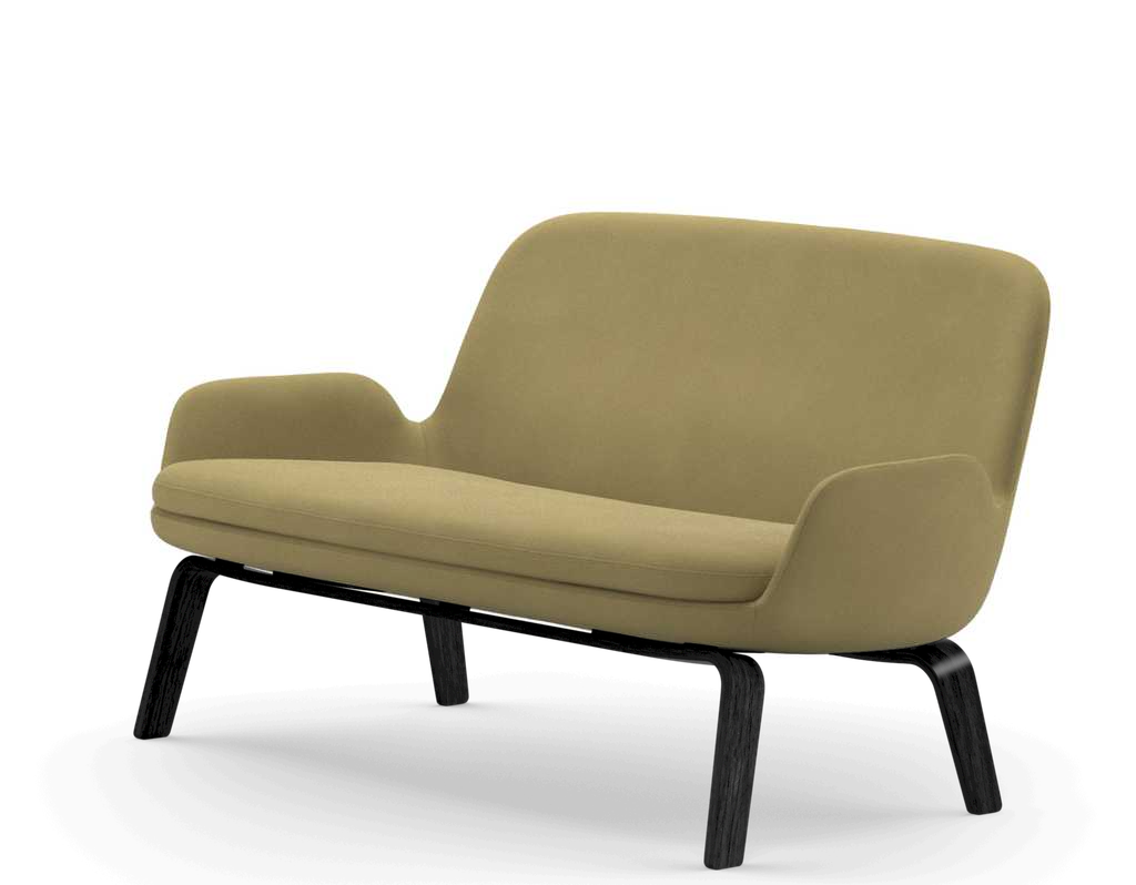 Era Sofa with Black Oak Legs