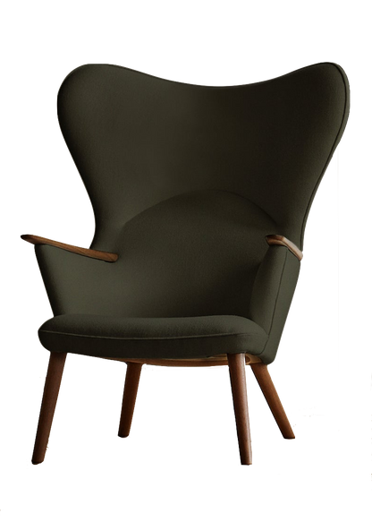 CH78 Mama Bear Lounge Chair Walnut