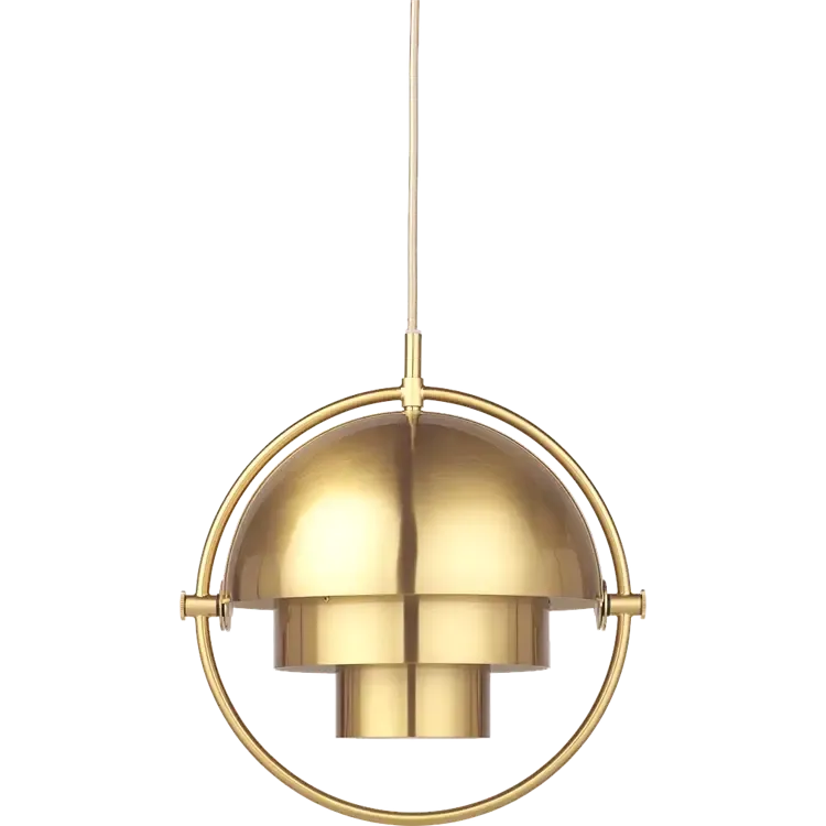 Multi-Lite Pendant Small, Brass base