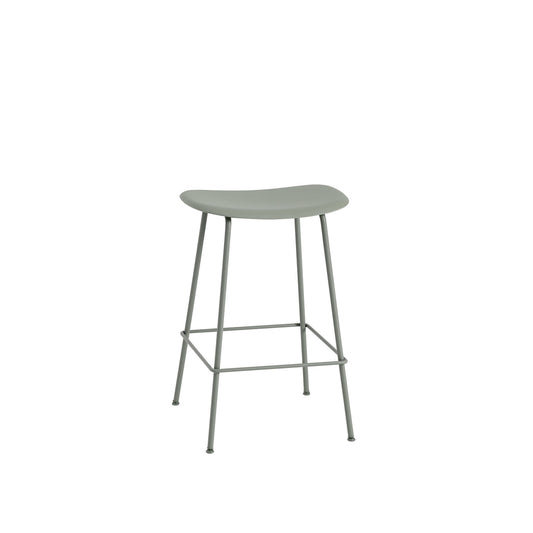 FIBER COUNTER STOOL / TUBE BASE H: 65 CM / 25.6"