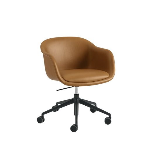 Fiber Conference Armchair / Swivel Base with Gas Lift, Castors, Tilt
