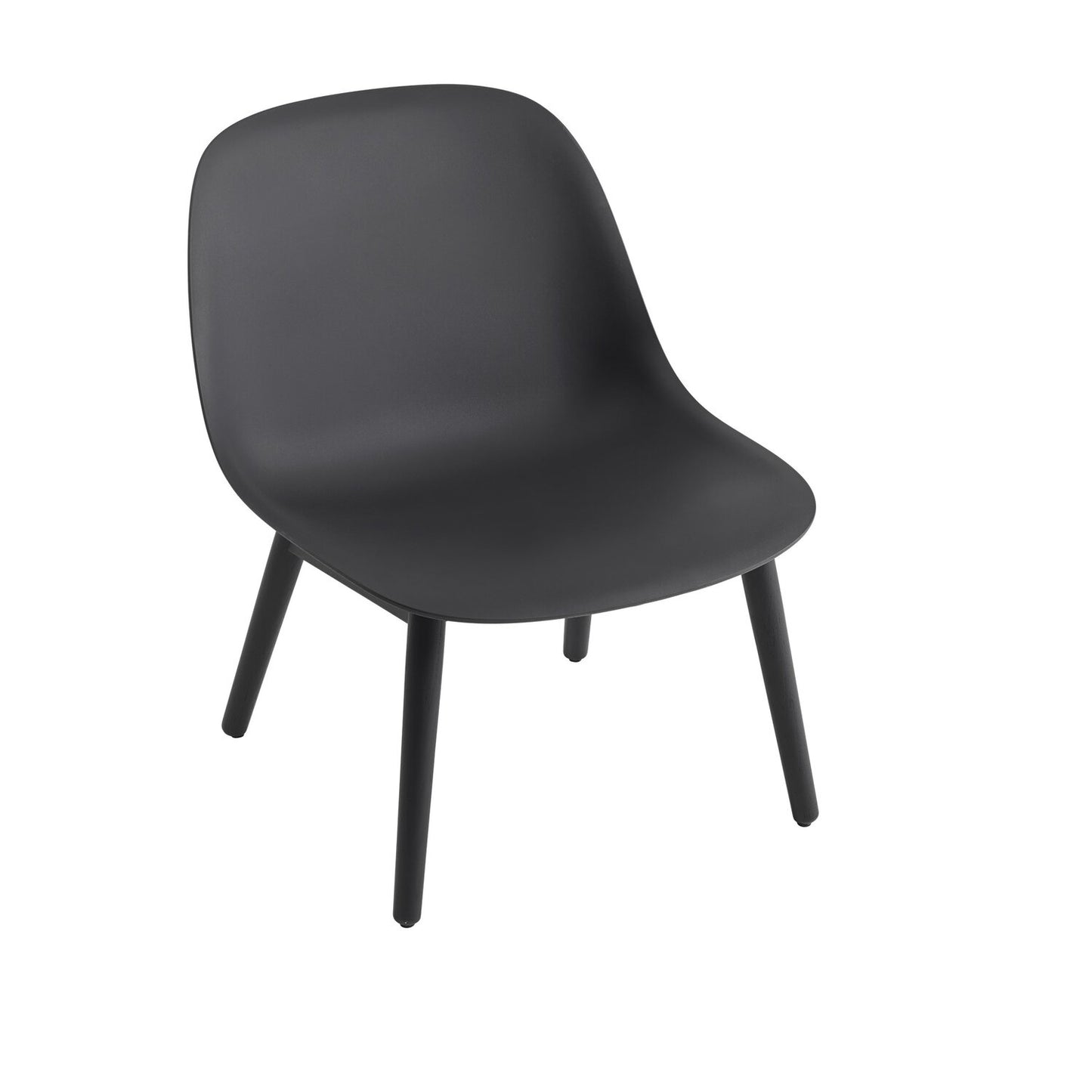 Fiber Lounge Chair / Wood Base