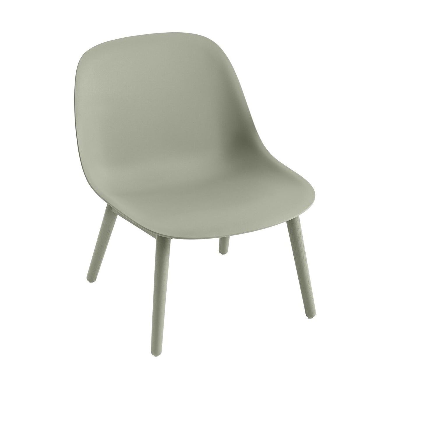 Fiber Lounge Chair / Wood Base