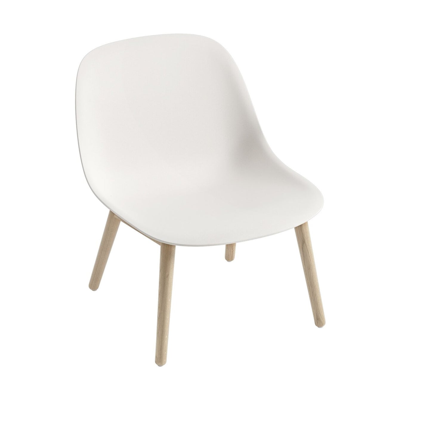 Fiber Lounge Chair / Wood Base