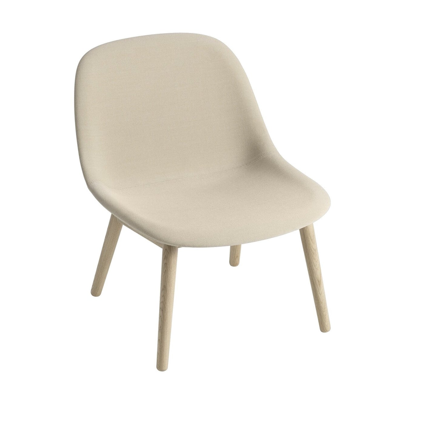 Fiber Lounge Chair / Wood Base