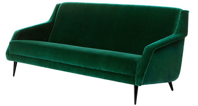 CDC.2 Sofa - Fully Upholstered, 184x82, Wood base, Brown Stained Birch
