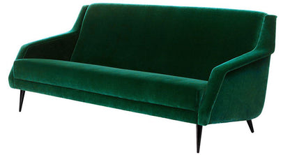 CDC.2 Sofa - Fully Upholstered, 184x82, Wood base, Brown Stained Birch