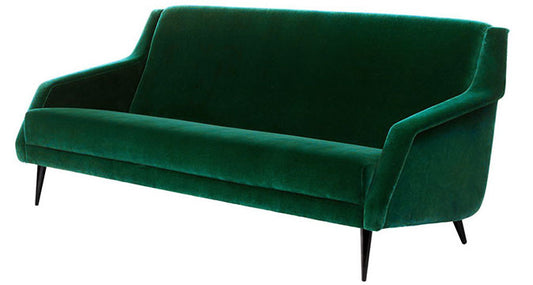CDC.2 Sofa - Fully Upholstered, 184x82, Wood base, Brown Stained Birch