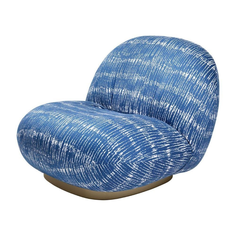 Pacha Lounge Chair - Fully Upholstered, Pearl Gold