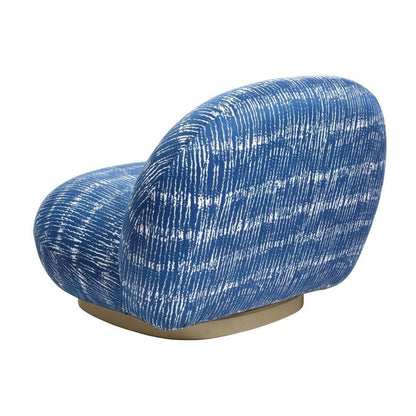 Pacha Lounge Chair - Fully Upholstered, Pearl Gold