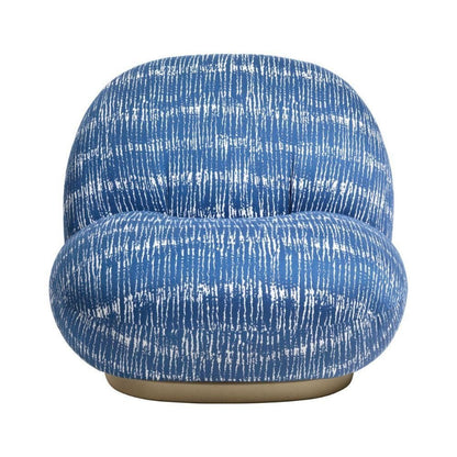 Pacha Lounge Chair - Fully Upholstered, Pearl Gold
