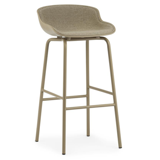 Hyg Barstool 75 cm Front Upholstery Steel