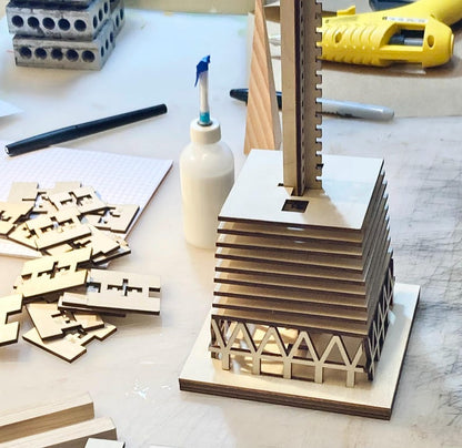 TransAmerica Wood Model