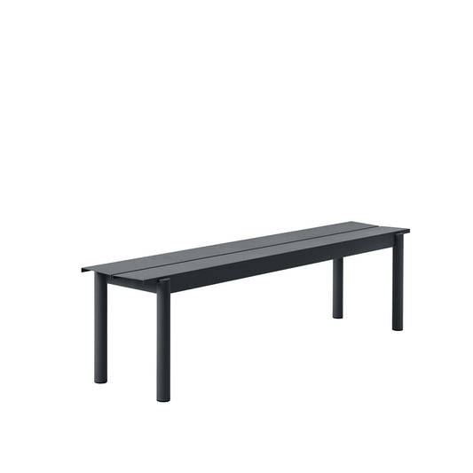 LINEAR STEEL BENCH / 170 X 34 CM / 66.9 X 15.4"