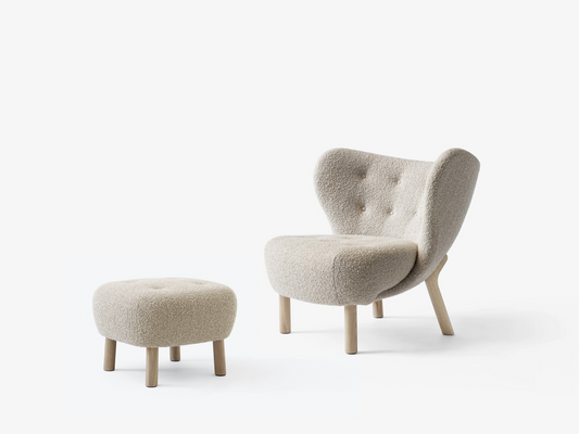 Little Petra Lounge Chair and Pouf - PROMOTION ONLY!