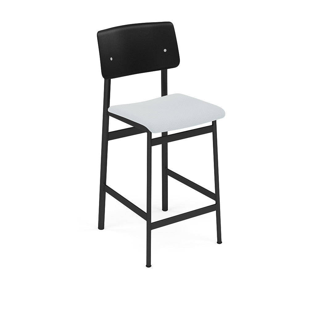 LOFT COUNTER STOOL / H: 65 CM / 25.6" UPHOLSTERED
