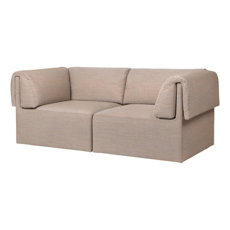 Wonder Sofa - Fully Upholstered, 2-seater with armrest
