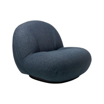 Pacha Lounge Chair - Fully Upholstered, Semi-Matte Black