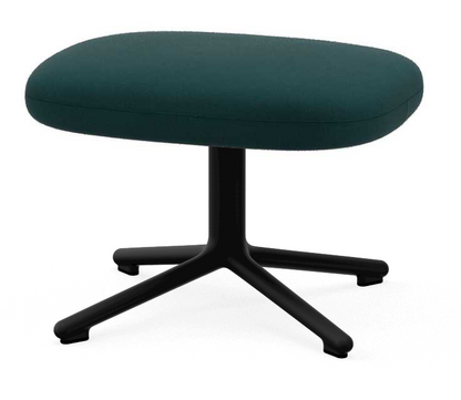 Era Footstool Black Alu