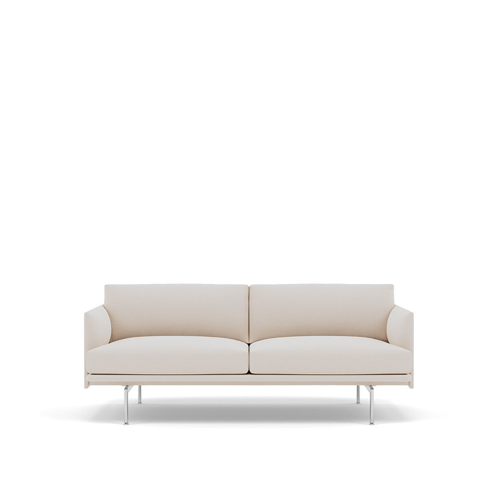 OUTLINE SOFA / 2-SEATER - ALUMINUM BASE