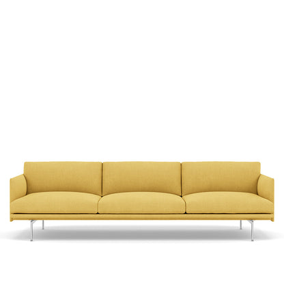 OUTLINE SOFA / 3 1/2-SEATER - ALUMINUM BASE